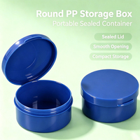 YUZMEI Factory – Petits pots ronds en plastique pour crèmes cosmétiques, boîtes de rangement transparentes pour perles, mini étuis électroniques