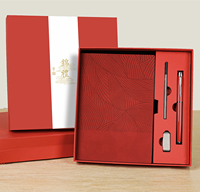 Carnet en cuir souple Yangba, agenda haut de gamme, carnet épais, coffret cadeau, logo imprimé personnalisé