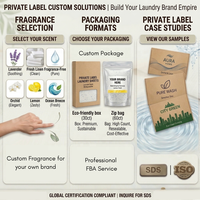 Fabricant de détergent à lessive écologique OEM 7x11cm, bandes de détergent bio-enzymatiques