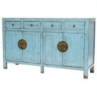 Armoire de rangement multi-tiroirs en bois massif de style traditionnel antique du Rajasthan, couleur et taille personnalisables pour le salon