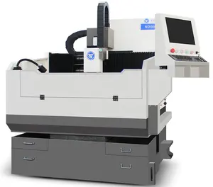 ND6090 high speed metal engraving cnc machine with stable granite body for engraving metal stamps