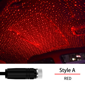 Nuevo coche USB estrella luz decorativa Techo Luz 6V sueñ<span class=keywords><strong>o</strong></span> láser proyección atmósfera luz para coches - Product Image 6