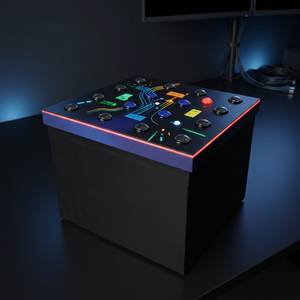 Machine de jeu d'arcade à monnayeur pour 4 joueurs, type 'Strike-a-Light', avec table de récompense 'Catch Light' à réaction rapide, pour fêtes foraines intérieures - Product Image 4