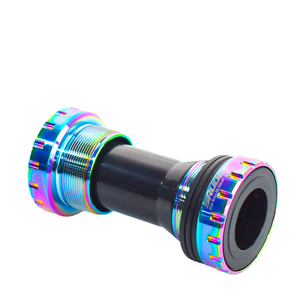 SRUOEC BB24 <span class=keywords><strong>Eje</strong></span> de <span class=keywords><strong>Pedalier</strong></span> Delantero para Bicicleta de Montaña y Carretera, Rodamiento Sellado 68/73 <span class=keywords><strong>BSA</strong></span>, <span class=keywords><strong>Eje</strong></span> Estriado de 24mm, Aluminio AL7075, Piezas de Bicicleta - Product Image 6