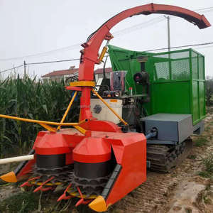 Dairy Farm Corn Stalk Chopper Forage Harvester with Automatic <strong>Unloading</strong> Silage tank - Product Image 1