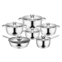 Set Perlengkapan Makan Grosir Produsen, Set Panci dan Wajan Stainless Steel Dessini Terlaris, Panci yang Dapat Dikustomisasi, Penyangga Panci, Wadah Buah
