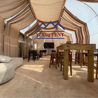 Rumah Kubah PC Transparan Mewah Tahan Angin, Hotel Kubah Plastik Keras, Untuk Penggunaan di Luar Ruangan, Glamping, Resort, dan Homestay