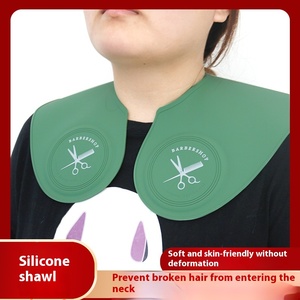 Outils <span class=keywords><strong>de</strong></span> coiffure pour salon <span class=keywords><strong>de</strong></span> coiffure fabriqués par VINNIE, imperméables, antiadhésifs, cape <span class=keywords><strong>de</strong></span> <span class=keywords><strong>coupe</strong></span> <span class=keywords><strong>de</strong></span> <span class=keywords><strong>cheveux</strong></span>, cape <span class=keywords><strong>de</strong></span> barbier en silicone pour le cou - Product Image 5