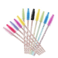 50 pcs/pack brosse d'extension de cils jetables baguettes de Mascara applicateur baguette brosses