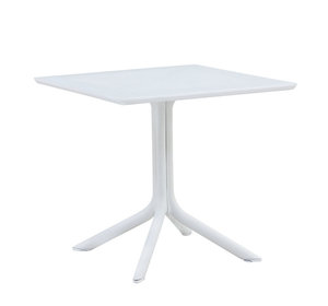 Venta al por mayor moderna Venta caliente al aire libre interior usado plástico cuadrado pequeño tamaño <span class=keywords><strong>mesa</strong></span> de <span class=keywords><strong>comedor</strong></span> - Product Image 3