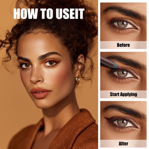 Eyeliner liquide minéral pigmenté waterproof, doux pour les yeux sensibles, plusieurs teintes, maquillage quotidien pour les yeux - Product Image 4
