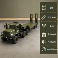 Camion RC Crawler - Véhicule télécommandé de niveau expert avec carrosserie métallique, chargeur inclus, portée de 40 m, prêt à l'emploi, utilisation intérieure/extérieure
