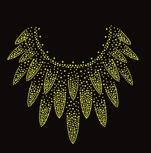 Nouveau produit phare 2026 : Transfert thermique en forme de collier, design prêt à l'emploi, échantillon gratuit, directement de l'usine pour t-shirts - Product Image 1