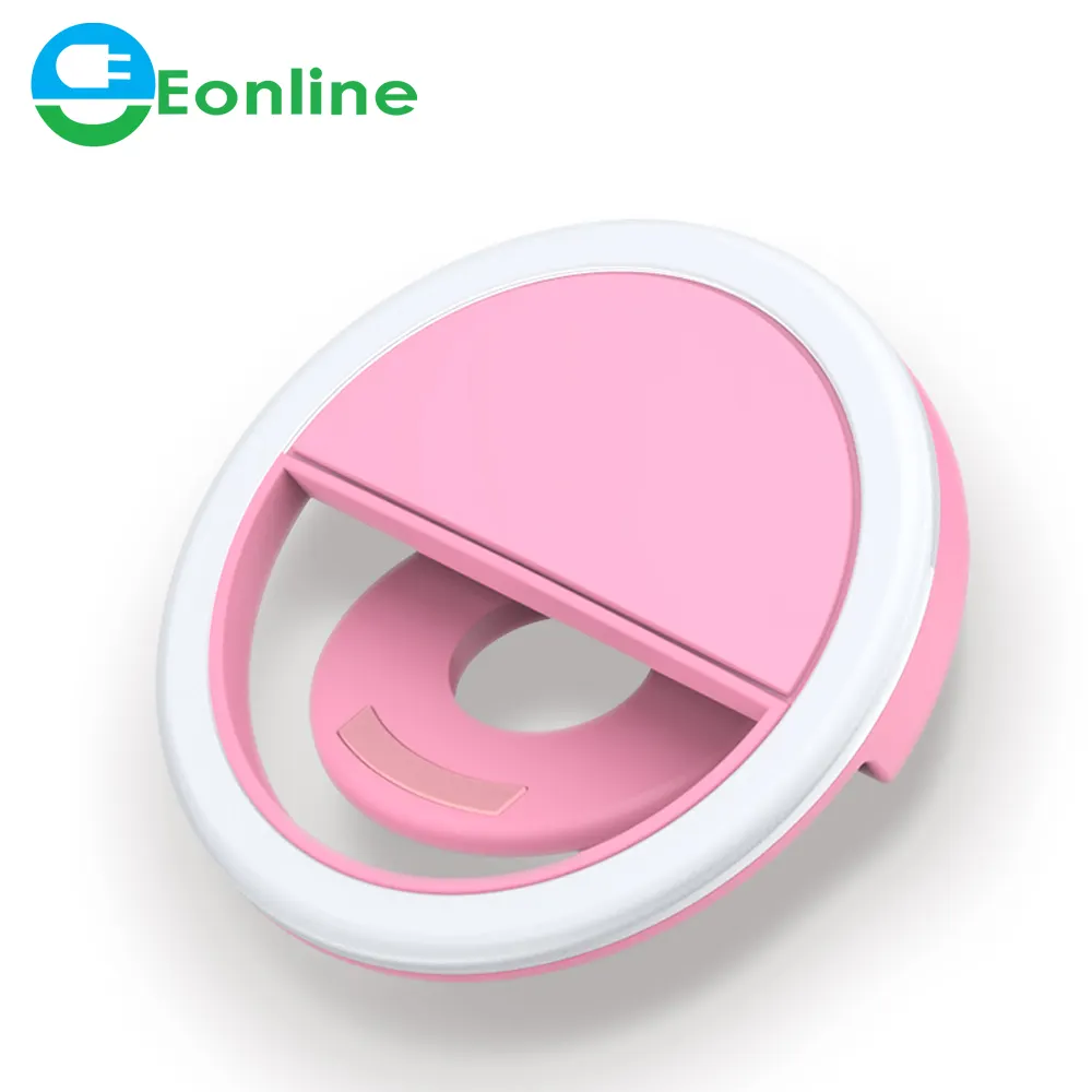 EONLINE USB Charge LED Selfie Rin glicht für iPhone Xiaomi Phone Zusätzliche Beleuchtung Selfie Enhancing Phones Fill Light