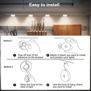 Đèn Dưới Tủ Điều Khiển Từ Xa Đèn Led Tủ Quần Áo Cảm Biến Chuyển Động Dưới Tủ Sạc Usb Không Dây - Product Image 2