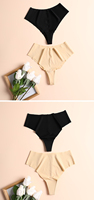 Braguitas invisibles sin costuras, transpirables, para hacer ejercicio, gimnasio, yoga, antideslizantes, para mujer