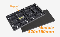 Module d'affichage extérieur RVB SMD P2.5 P3.076 P4 P5 P6.67 P8 P10 320x160mm Led Panel Led Display Screen Module