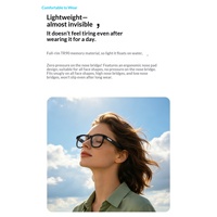 Nouvelles Lunettes Intelligentes Transfrontalières 13MP avec Capture Photo HD, Assistant Vocal IA, Traduction Mondiale, Contrôle Tactile, Monture TR90 Confortable