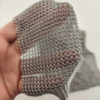 Chaîne en acier inoxydable 316L de qualité supérieure, anti-coupure, pour sacs, vêtements, gants, accessoires, quincaillerie, sangle métallique
