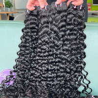 Extensiones de Cabello Humano Virgen Vietnamita al por Mayor 12A 15A, Ondulado Natural con Cutícula Alineada, Doble Trama a Máquina, Paquete de Alta Calidad