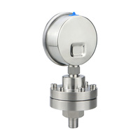 High Precision Stainless Steel Diaphragm Pressure Gauge Shock Resistant Corrosion Resistant Industrial Pressure Gauge