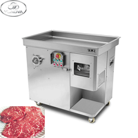 Ensemble de trois hachoirs-trancheuses 2200W à moteurs en cuivre pur pour viande de bœuf, poitrine de poulet, porc, machine industrielle multifonctionnelle de découpe de viande