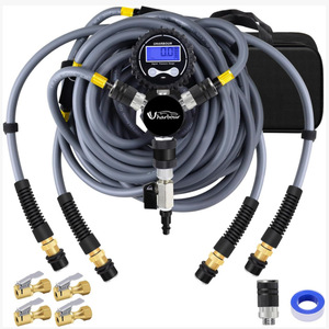 Système de gonflage et dégonflage de pneus Unharbour avec écran LCD pour voiture, camion, utilisation sur 4 roues - Product Image 1