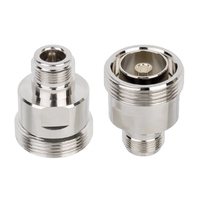 Adaptador de alimentador de conector hembra doble 50-12 1/2 1/2, adaptador de RF de conector hembra doble de