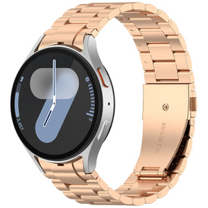 Bracelet en acier inoxydable à dégagement rapide pour montre samsung 4/5/6/7 bracelet en métal à trois perles pour <span class=keywords><strong>galaxy</strong></span> <span class=keywords><strong>watch5</strong></span>/6 smart trois perles bande - Product Image 3