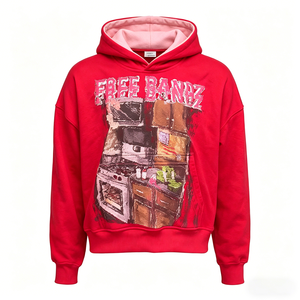 Sudaderas con Capucha de Moda Otoñal 100% Algodón con Impresión DTG, Sudaderas Extra Grandes Personalizadas de Felpa Francesa para Hombre - Product Image 1