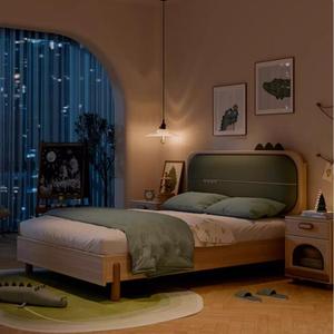 <span class=keywords><strong>Lit</strong></span> simple pour garçons et filles tout en bois massif Design <span class=keywords><strong>original</strong></span> orienté croissance 1.2 mètres - Product Image 2