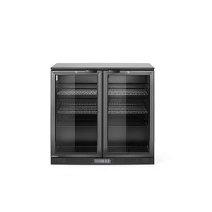 Arktic 158L Double Door Rear Bar Refrigerator 220-240V/160W 900x530x870mm Black Commercial <b>Kitchen</b> <b>Equipment</b> - Product Image 1