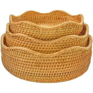 El dokuması masaüstü Rattan depolama boş Hampers hediye sepetleri hasır hayvan şekilli Boho Seagrass koltuk 5 torba çamaşır sıralayıcı - Product Image 1