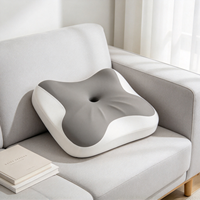 Oreiller Ergonomique Intelligent en Forme de Papillon avec Mousse à Mémoire de Forme 60D, Haut-parleur à Conduction Osseuse et 32 Sonorités Blanches pour Application Mobile