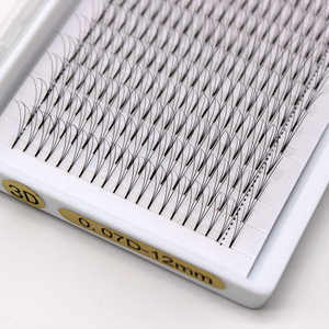 Nga PREMADE khối lượng người hâm mộ 3D <span class=keywords><strong>c</strong></span>á nhân lông mi mở rộng 007mm <span class=keywords><strong>C</strong></span> <span class=keywords><strong>Curl</strong></span> PREMADE Fan lông mi - Product Image 1