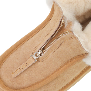 Vente en gros de bottes d'hiver thermiques mi-mollet pour hommes et femmes, douces, chaudes, rembourrées, confortables avec fermeture éclair, logo et couleur personnalisables - Product Image 6
