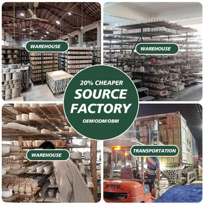 Vase en céramique blanc minimaliste moderne, à motif ondulé, bord festonné, multicolore rose/bleu/jaune, finition brillante, pour la maison - Product Image 5