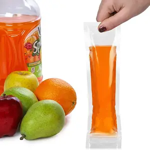 Bpa ücretsiz tek kullanımlık Zip mühürlü sağlıklı ev yapımı aperatifler buz Pop Popsicle kalıpları çocuklar ve yetişkinler için torbalar çanta