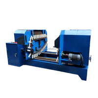 Machine à chanfreiner automatique à double tête à alimentation continue pour le nettoyage des tuyaux en fer, en cuivre et en alliage, 380V