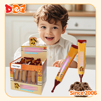 Bonbons en gros personnalisés sous marque privée, bonbons liquides saveur chocolat et biscuits de Dubaï, style dentifrice, bonbons jouets pour enfants, OEM