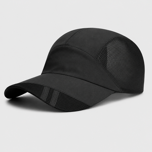 Custom Cotton 5 Panel <b>Hat</b> Wide Brim Sun Visor With Logo Patch for Summer Sports - Product Image 2