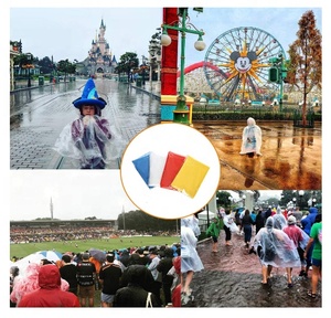 Usa e getta Pioggia <span class=keywords><strong>Poncho</strong></span> per Adulti | Donne e Gli Uomini di Pioggia <span class=keywords><strong>Poncho</strong></span> in Massa | in Più di Spessore, impermeabile Riutilizzabile. 03 millimetri PE Plasti - Product Image 5