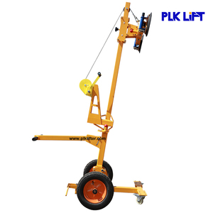 Alat Pengangkat Vakum Kaca Manual Bersertifikat CE 200KG 400KG, Troli Dorong untuk Konstruksi, Dilengkapi Pompa Motor Gear, Dijual - Product Image 6