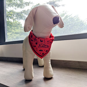 طقم جديد من الأوشحة المثلثة المطبوعة بالتسامي المخصصة للكلاب، مصنوعة من الكتان الناعم والقطن، مناسبة لحفلات عيد الميلاد، تمنح الراحة والبرودة، متوفرة بالجملة - Product Image 5