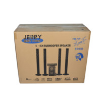 Desain bagus Jerry Power JR-8088 Surround Bar 5 1 sistem teater rumah Speaker Woofer terbaik