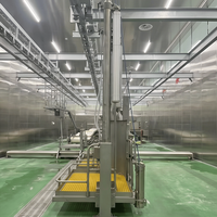 Ligne d'abattage de bétail de moyenne taille, usine d'abattage de bétail de grande capacité pour la transformation de la viande de bœuf, projet clé en main d'abattage de vaches