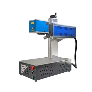 Máquina de marcação a laser C02 Galvo 60w 40w 30w CO2 preço de fábrica Máquina de marcação a laser C02 de mesa com rotação
