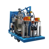 Machine à pulvérisation ignifuge professionnelle à deux composants - Prix compétitif, haute productivité, économie d'énergie, 24L/min