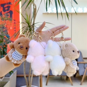 Porte-clés pendentif sac à dos en peluche <span class=keywords><strong>ours</strong></span> mignon, cadeau <span class=keywords><strong>d</strong></span>'anniversaire, modèle 0532, accessoire vestimentaire, vente en gros - Product Image 3