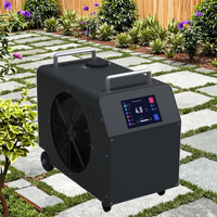 Ozon UV 0,5 HP 1HP 1,5 hp bak pendingin, pompa air terintegrasi, penyaring air mandi es, pendingin air es